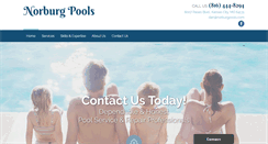 Desktop Screenshot of norburgpools.com