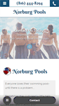 Mobile Screenshot of norburgpools.com